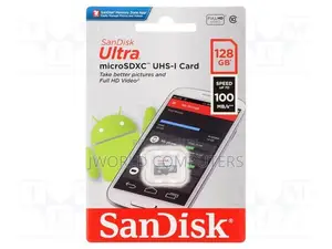 Sandisk Ultra Microsd Class 10 100mbps 128gb Without Adapter