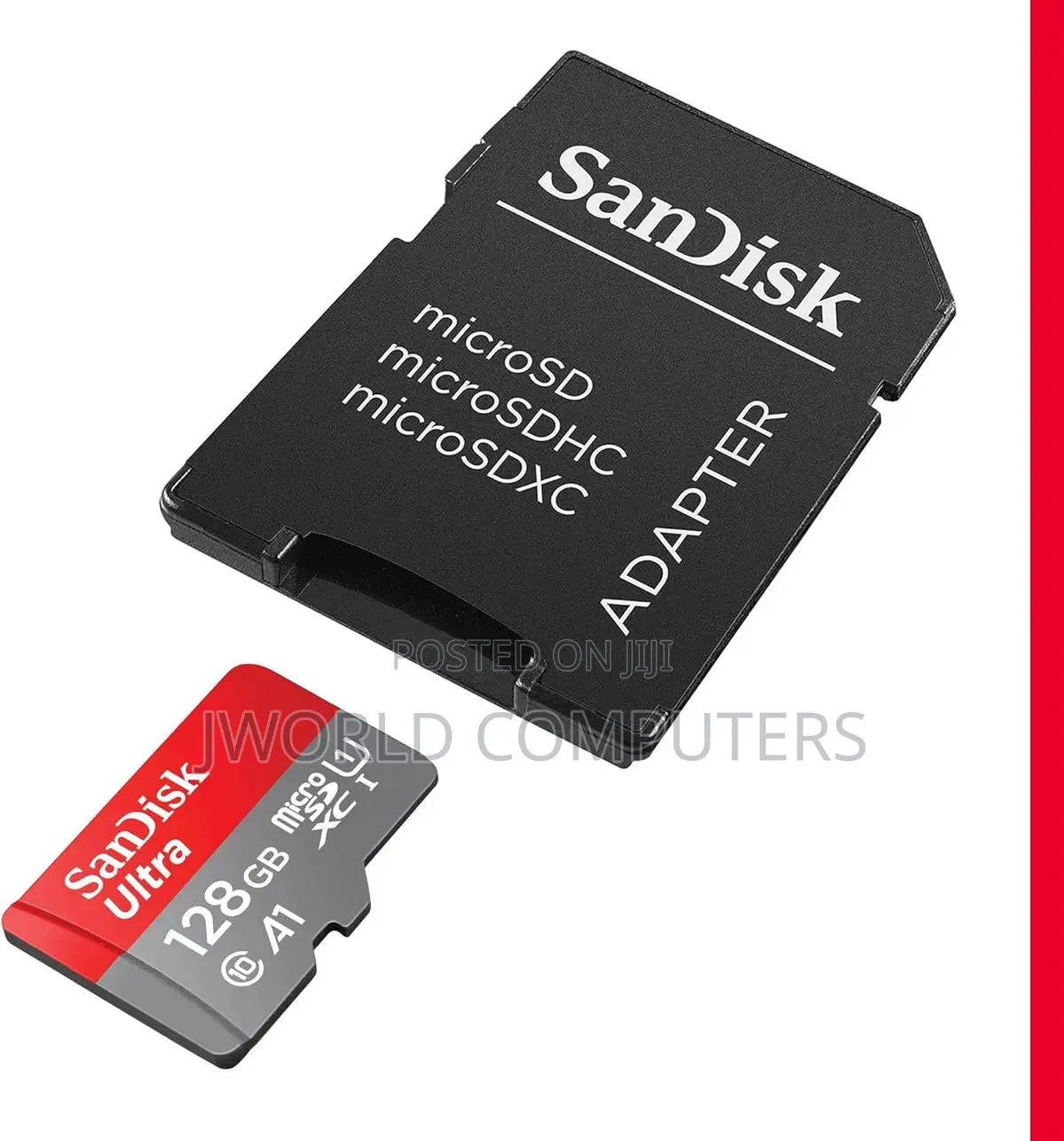 Sandisk Ultra Microsd Class 10 100mbps 128gb Without Adapter