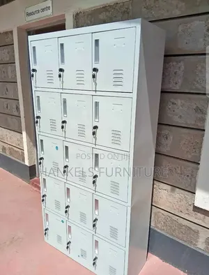 15-Locker Office Filing Cabinet – Secure Multi-Storage Solution
