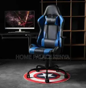 Gaming Desk: Ergonomic Padded Racing Chair