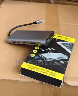Macbook Pro Type C Multifunctional Adapter 11 in 1 With Vga Hdmi Sd