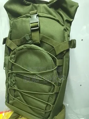 Green Camouflage Hydration Backpack