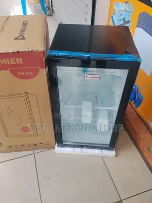 Premier 85 Litres Showcase Fridge Glass Door Refrigerator