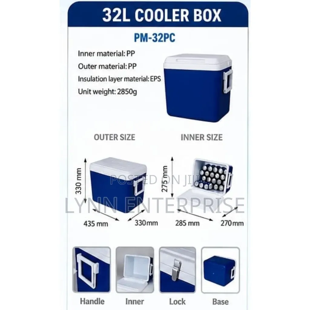 Premier 32 Litres Cooler Box