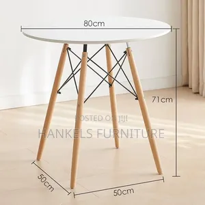 Modern Round Dining Table – Contemporary Table for Family Dining