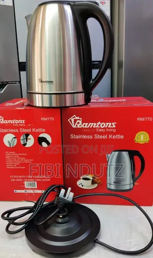 Ramtons Kettle Stainless Steel 2.5l Rm770/Stainless Steel Kettle