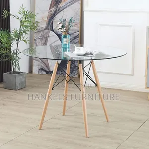 Modern Round Glass Center Table – Stylish Coffee Table Design