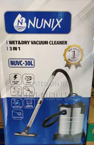 Nunix Vacuum Cleaner 30litres/30l With Warranty Vaccum Cleaner