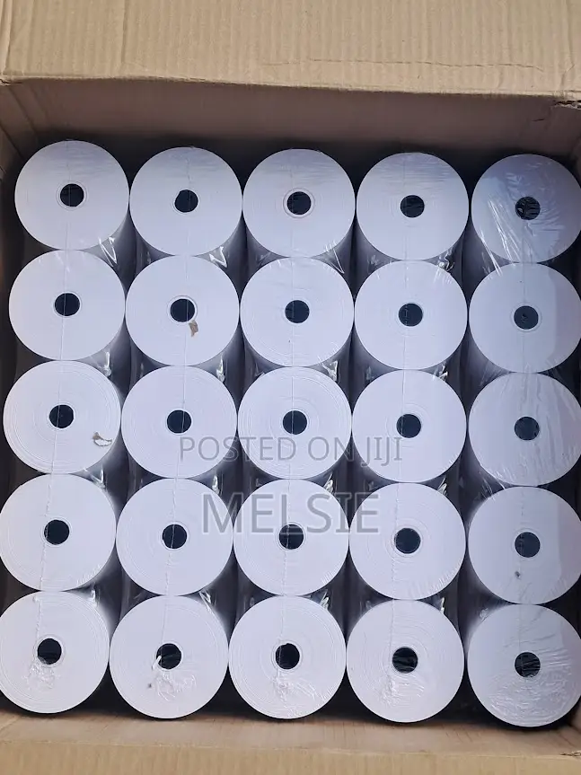 Clear Print 80mm Thermal Receipt Rolls for Pos Systems