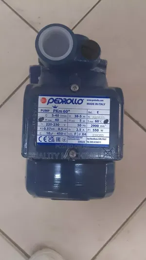 Quality Original Pedrollo Booster Pump Made in Italy 0.5hp