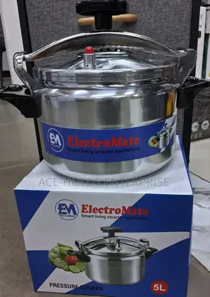 Electromate Stainless Manual Pressure Cooker - 5 Litres Capacity
