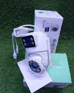 Icsee Wifi Camera Security Dual Lens Wireless PTZ CCTV Indoor Camera