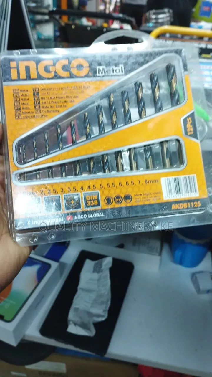 Portable Ingco Drill Bits Set
