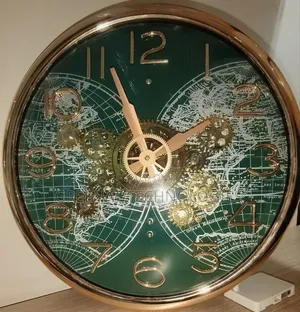 The Rustic Industrial Gear Wall Clock