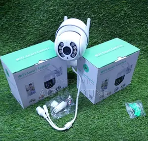 Single Lens Wifi Indoor Camera With 2.4ghz Wifi and Rj45 Lan Cable