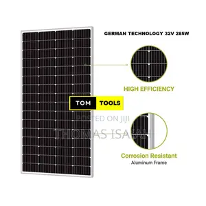 German Technology 32v 285w Monocrystalline Solar Panel