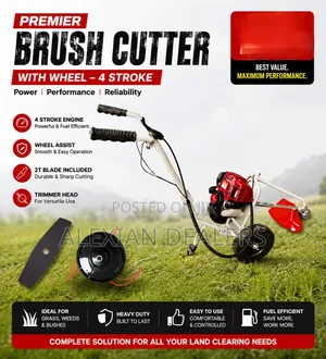 Premier 4 Stroke Brush Cutter With Wheel