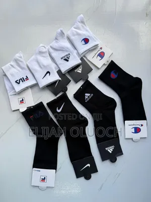 Quality Designer Socks ,Black and White