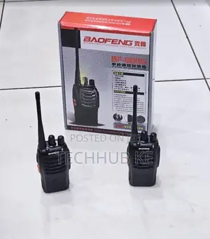 Baofeng Bf-888s Walkie Talkie Pair Long Range Two Way Radio