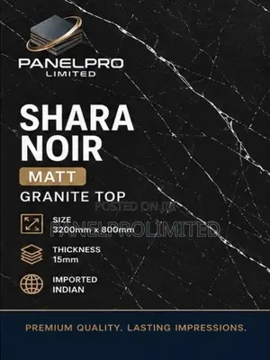 Shara Noir Matt Granite Top