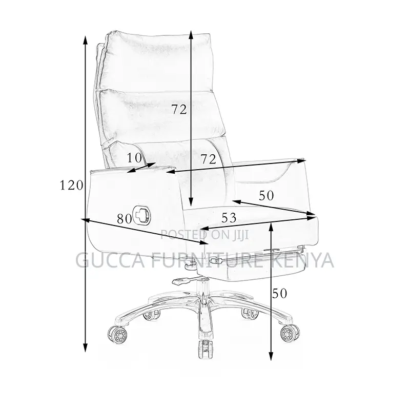 Executive Leather Office Task Chair