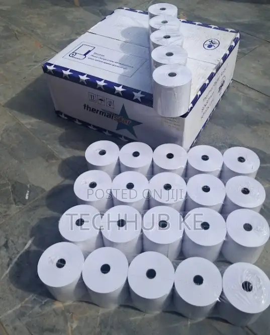 Thermal Rolls Paper 50 Pack for Receipt Printers White