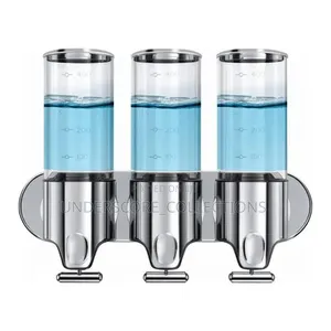 Generic Wall-Mounted, 3-Chamber Soap Dispenser