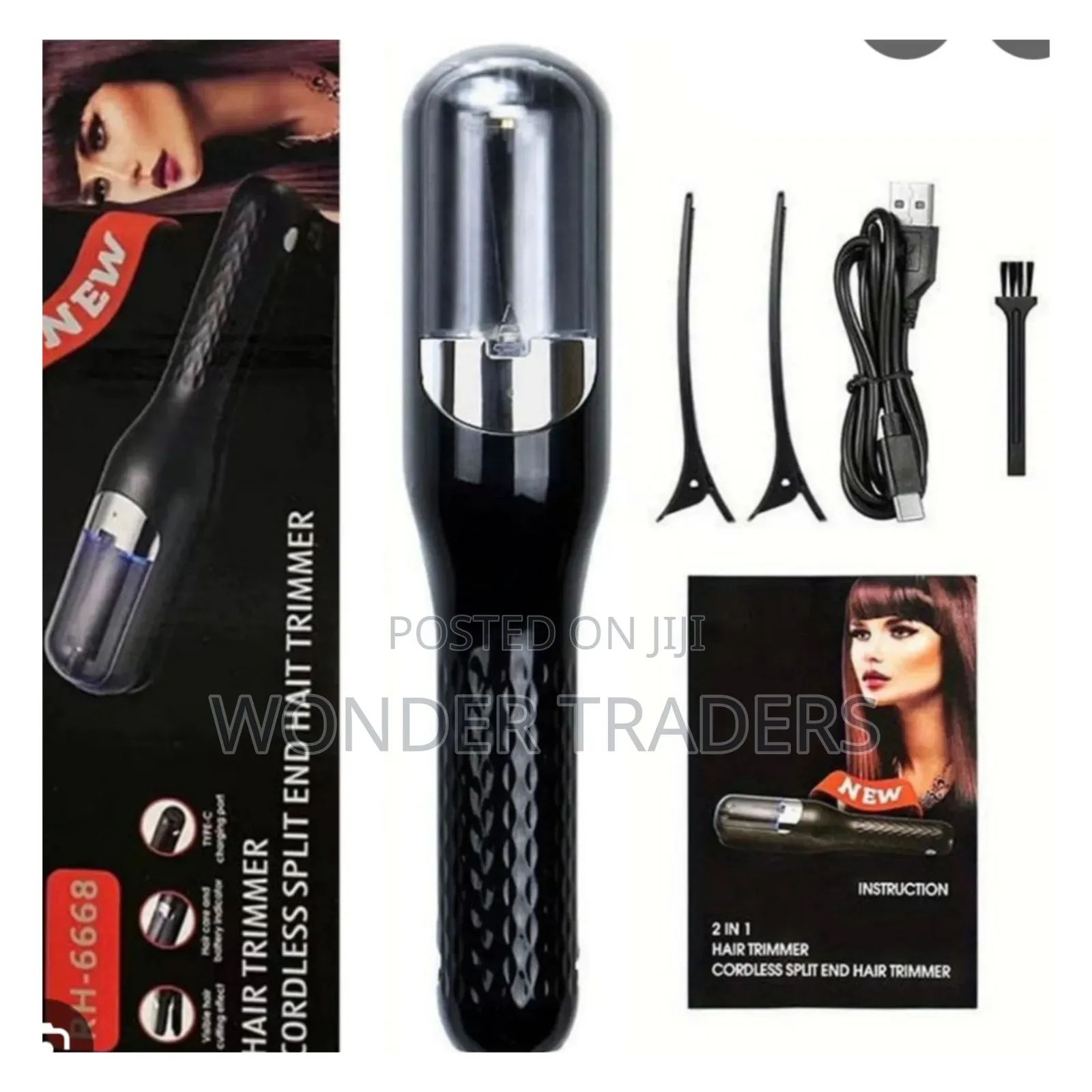 Rh-6668 Hair Trimmer, Cordless