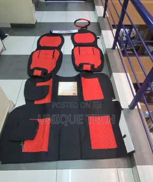 Full Set Crown Leather Seat Covers 5 Seater