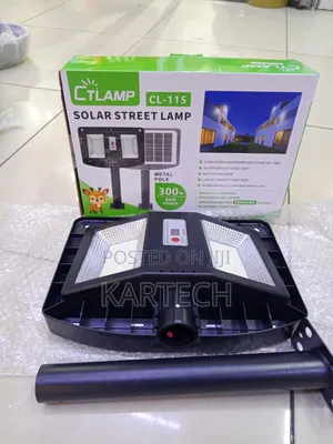 Ctlamp Cl-115 300w Solar Led Street Light With Motion Sensor