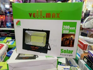 Vellmax 200w 1800 Lumen Solar Led Floodlight