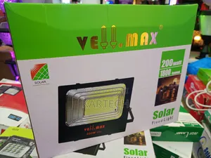 Vellmax 200w Solar Powered Flood Light 1800 Lumens