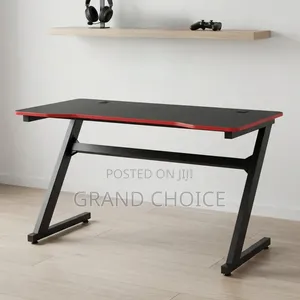 Gaming Table With Z-Shape Frame Leg