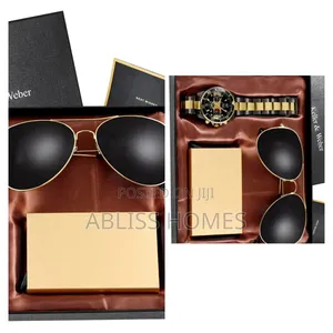 Men Gold Minimalist Luxury Gift Set