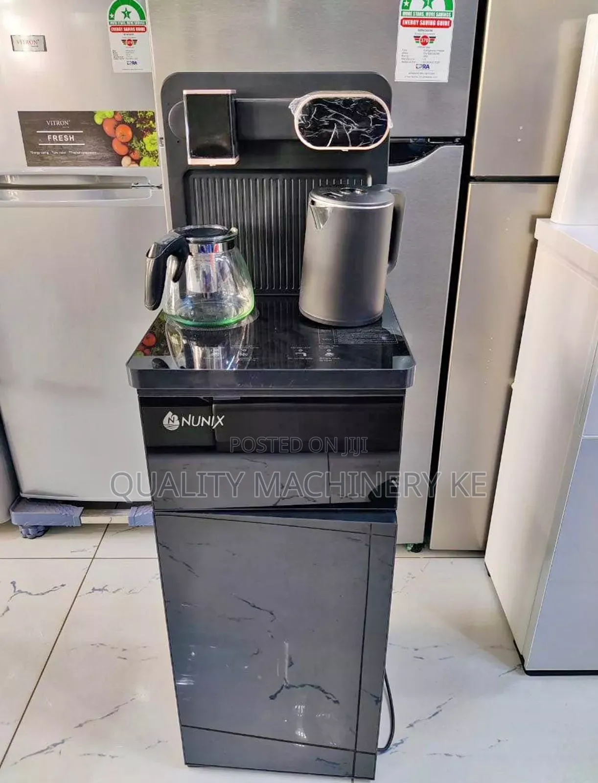 Stylish Nunix Bottom Load Water Dispenser With Coffee Maker