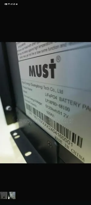 5kwh 51.2 Volts Must Lithium Battery