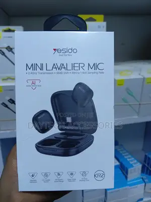 The Yesido Kr21 Mini Lavalier Microphone Wireless Clip-on Lapel Mic.