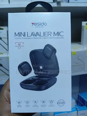 Yesido Kr20 Mini Wireless Lavalier Microphone for iPhone Plug-and-Play