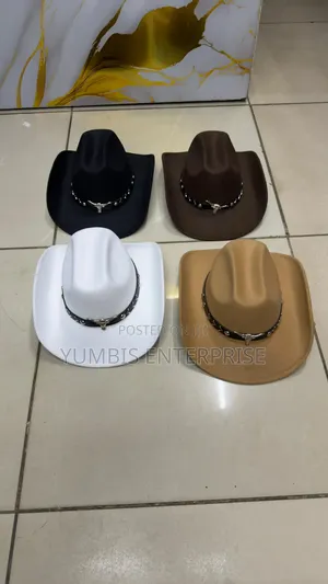 Sstylish Bull Emblem Cowboy Events Hats Unisex