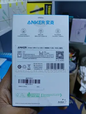 Anker Usb-C to Usb-C Cable (Model A8757) With 100w Power Delivery.