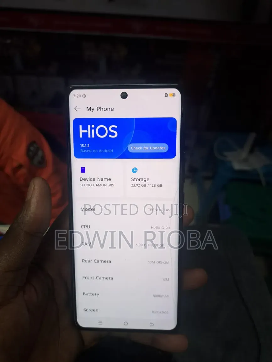 Tecno Camon 30S 128 GB Gray