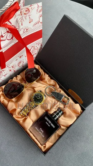 Fathers Day Gift Watch Sunglasses Keyholder Perfume Card Bag