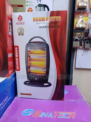 Rotating Nunix Room Heater 1200w Tube Heater