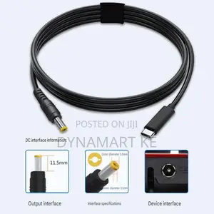 Usb C to Dc 5.5x2.5mm Laptop Charging Cable Pd 65w 20v 3a for Asus