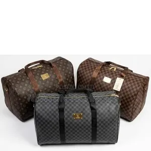 Big Travel Duffle Bag Available in Brown and Grey