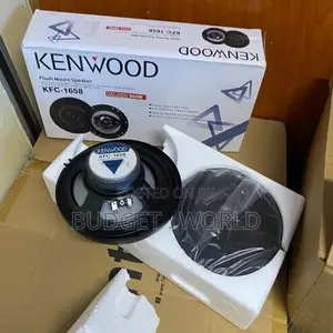. Kenwood KFC-1658 Flush Fit Car Speakers – Rich Audio With Strong Bas