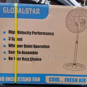 Globalstar 18-Inch Standing Fan Adjustable Height