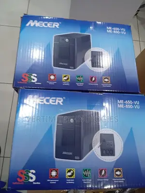Mecer Me-650-Vu 650va Ups With Avr for Home Office Electronics