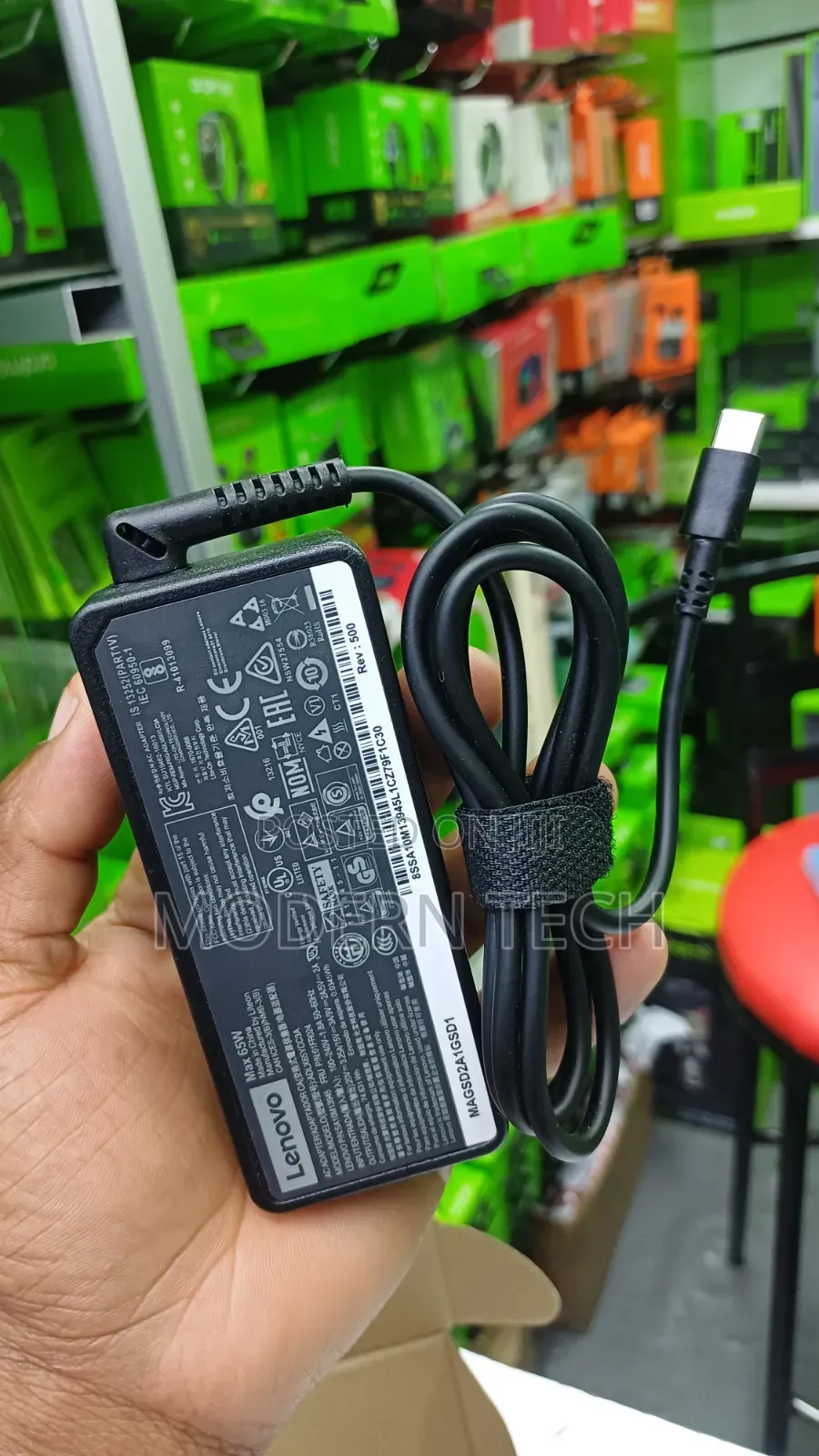 Original Lenovo 65w Usb-C Laptop Charger Fast Charging