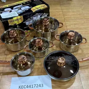 Edenberg 12 Pieces Stainless Steel Cookware Set